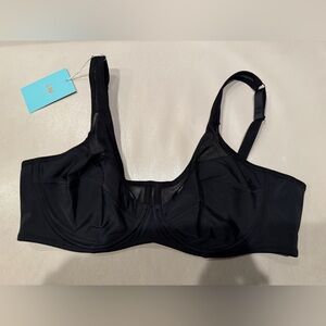 Sheer Sexy Underwire Bra in black 38B